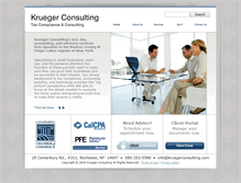 Tablet Screenshot of kruegerconsulting.com
